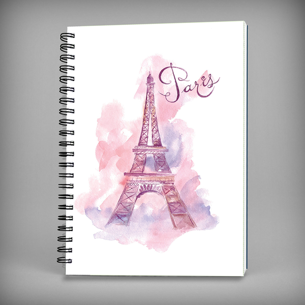 Paris Spiral Notebook - 7513