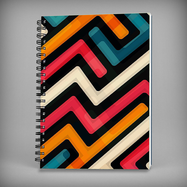 Jigsaw Spiral Notebook - 7537