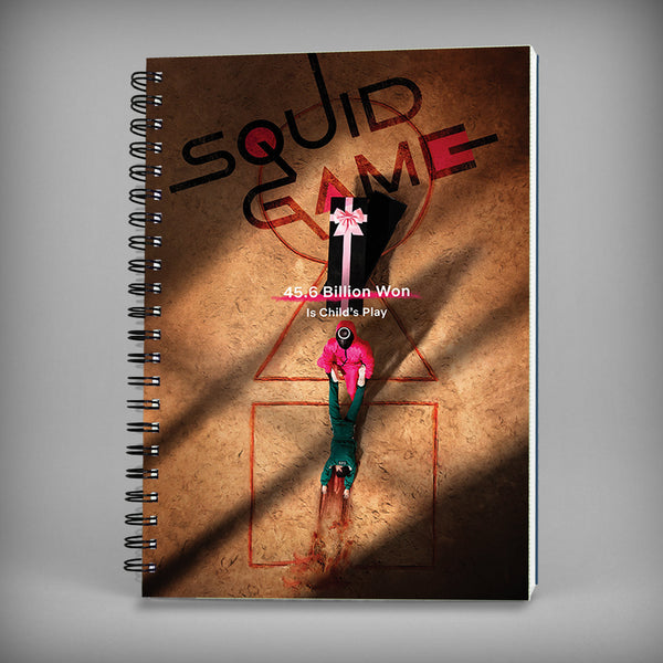 Squid Game 45.6 Billion Won Spiral Notebook - 7558