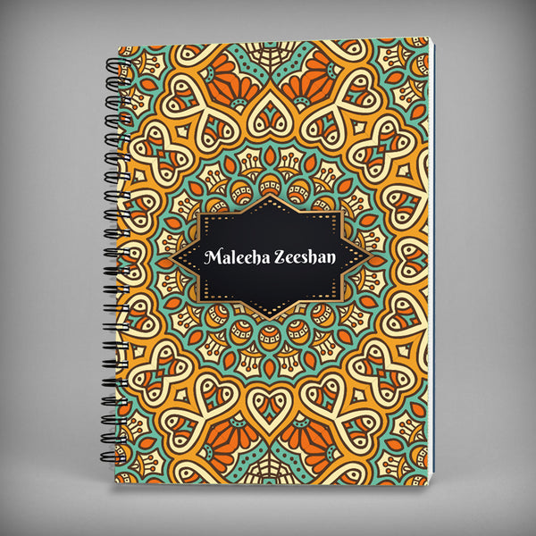 Mandala Name Spiral Notebook - 7570