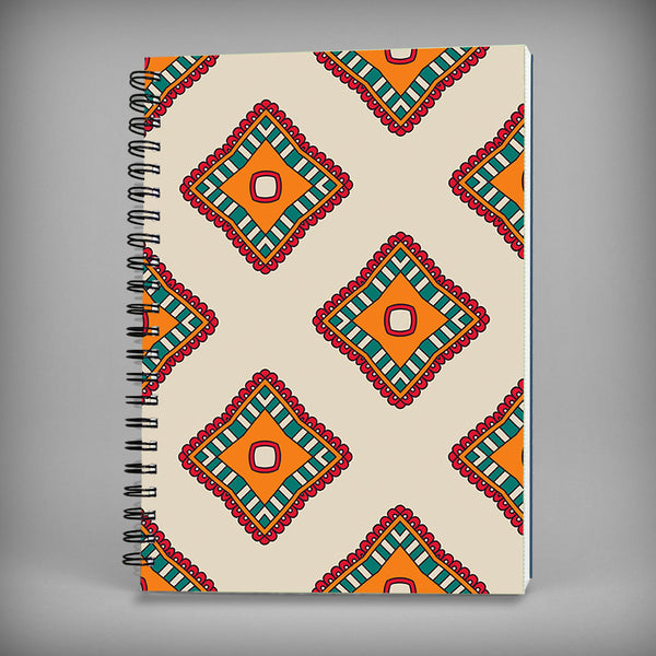 Geometric Pattern - Spiral Notebook - 7604