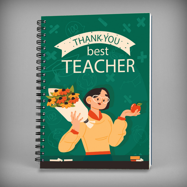 Best Teacher Spiral Notebook - 7622