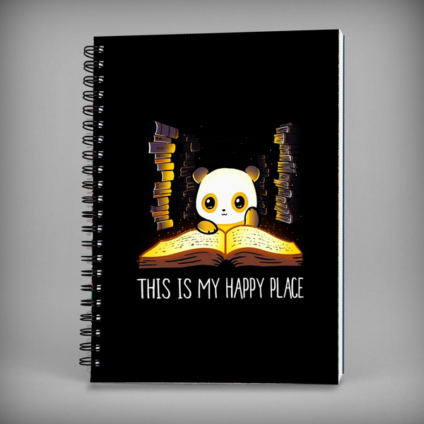 This Is My Happy Place Spiral Notebook - 7624