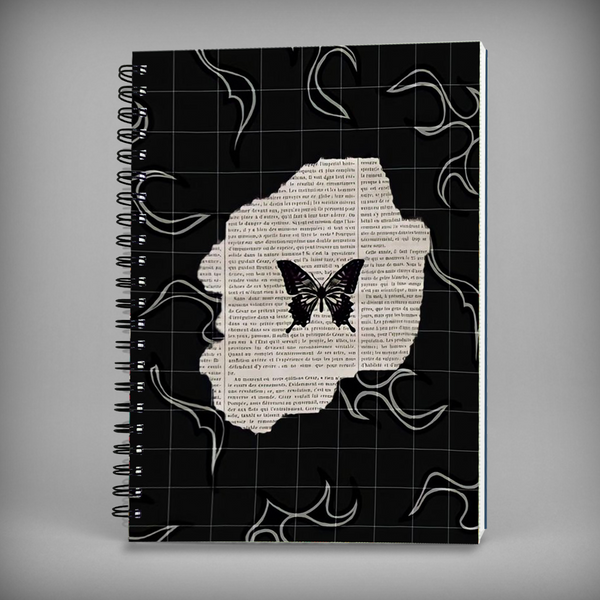 Butterfly Spiral Notebook - 7633