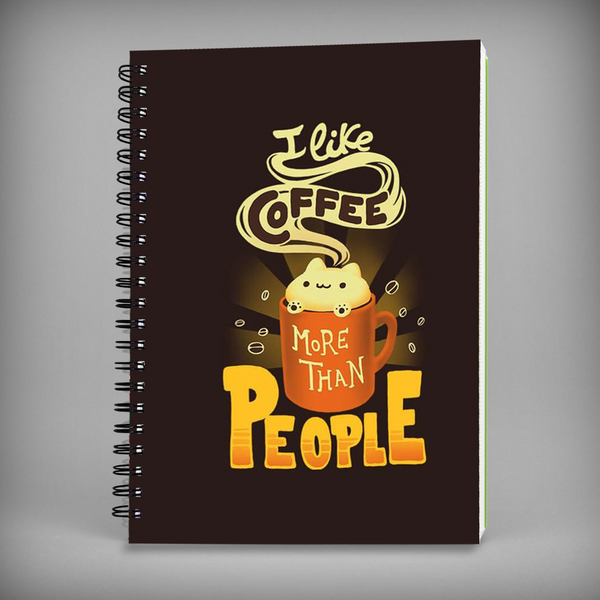 I Like Coffee Spiral Notebook - 7641