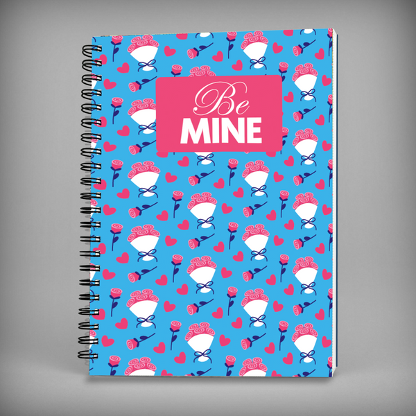 Be Mine Spiral Notebook - 7665