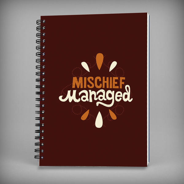 Mischief Managed Spiral Notebook - 7679