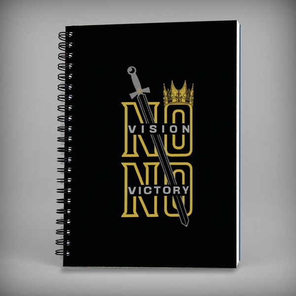 No Vision No Victory Spiral Notebook -7684