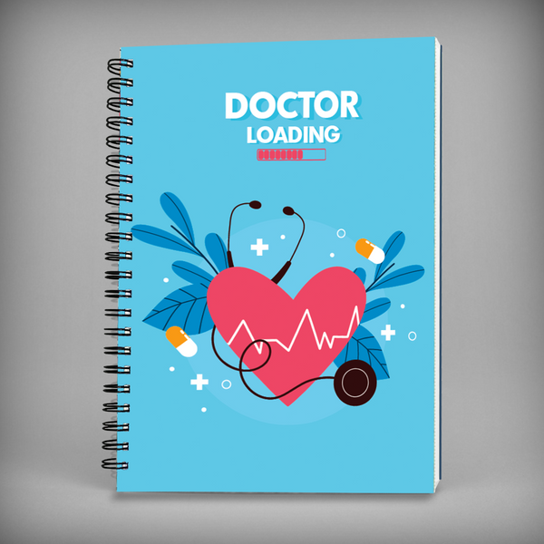 Doctor Loading Spiral Notebook -7694