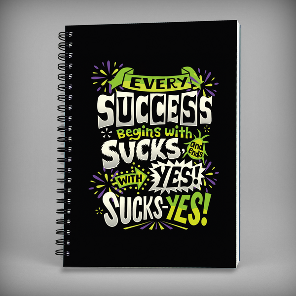 Success Spiral Notebook -7698