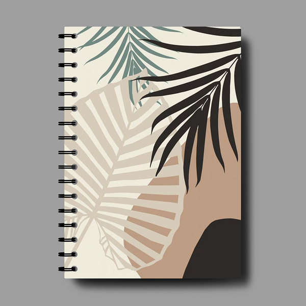 Leafy Pattern Notebook - 7749