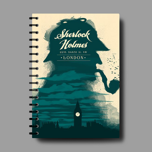 Sherlock Holmes Spiral Notebook - 7757