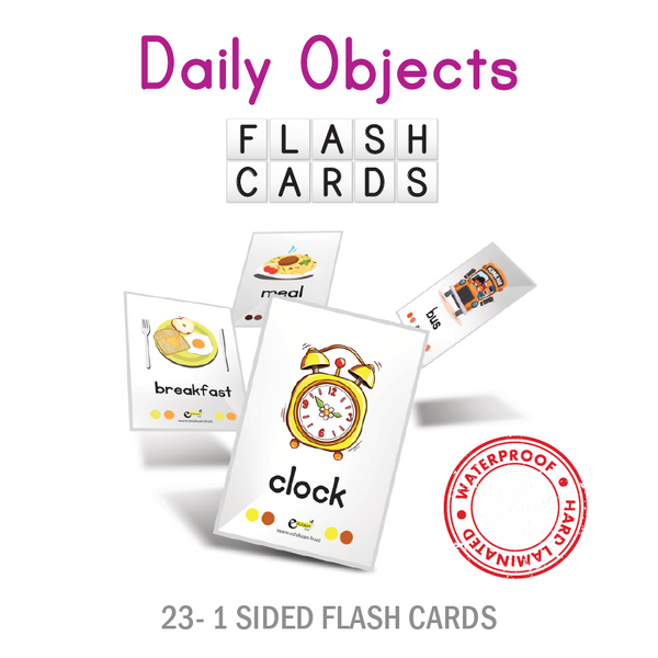 DAILY OBJECTS FLASH CARDS - 8024
